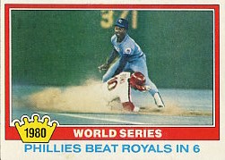 1981 Topps Baseball Cards      403     Larry Bowa WS